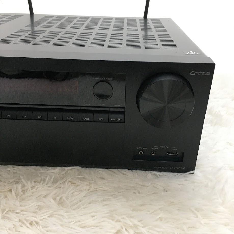 オンキョー ONKYO TX-NR676E 美品 AVアンプ 音響機材