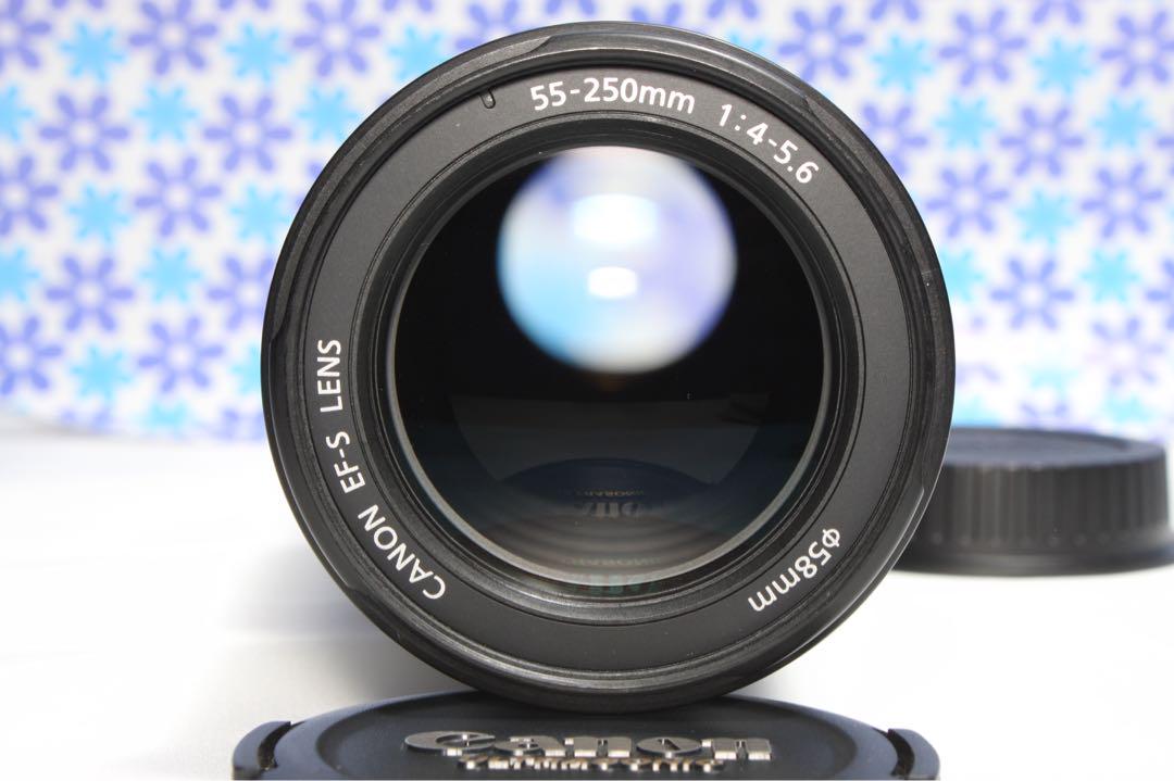 極美品❤️Canon EF-S 55-250mm IS❤️望遠レンズ❤️手振れ補正❤️