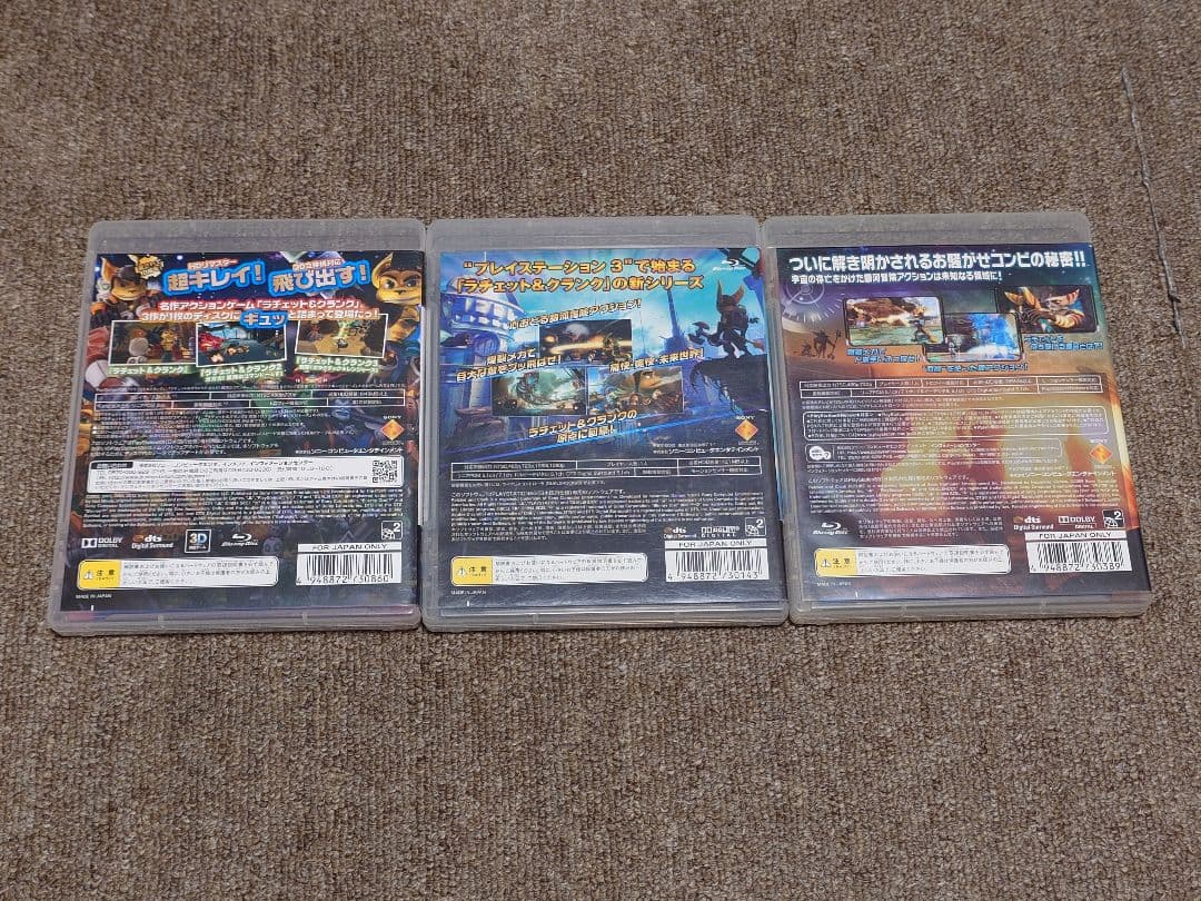 ラチェット＆クランク PS3 ソフト 3本セット Amazon