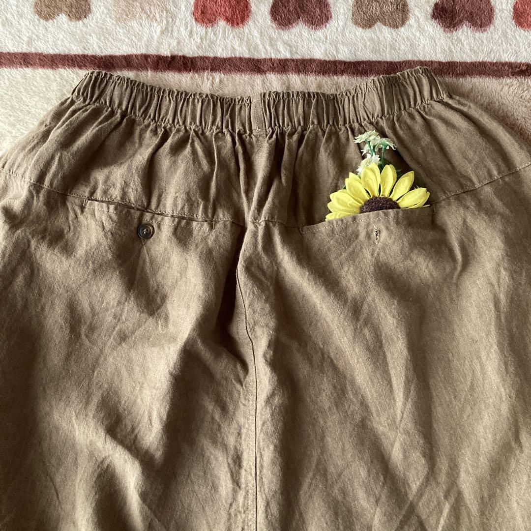 そら。さま専用♡Soul berry♡お尻ゆったり麻100サルエルパンツ♡美品♪
