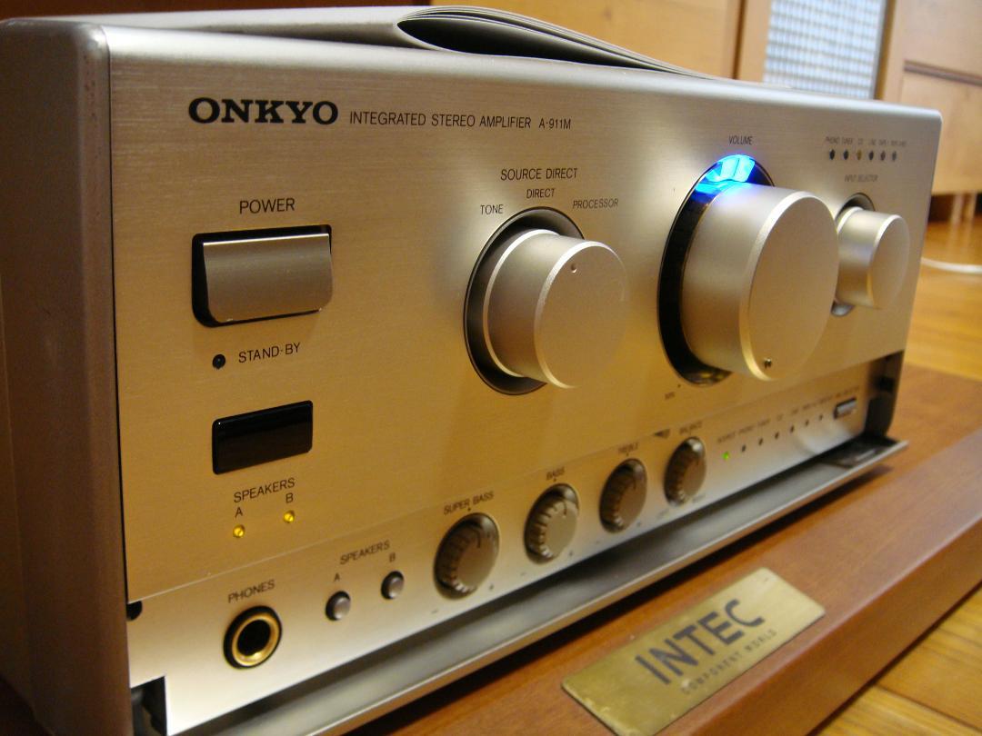 整備済 ONKYO オンキョー INTEC275 アンプ A-911M 取説付 整備済 ONKYO オンキョー INTEC275 アンプ A-911M 取説付