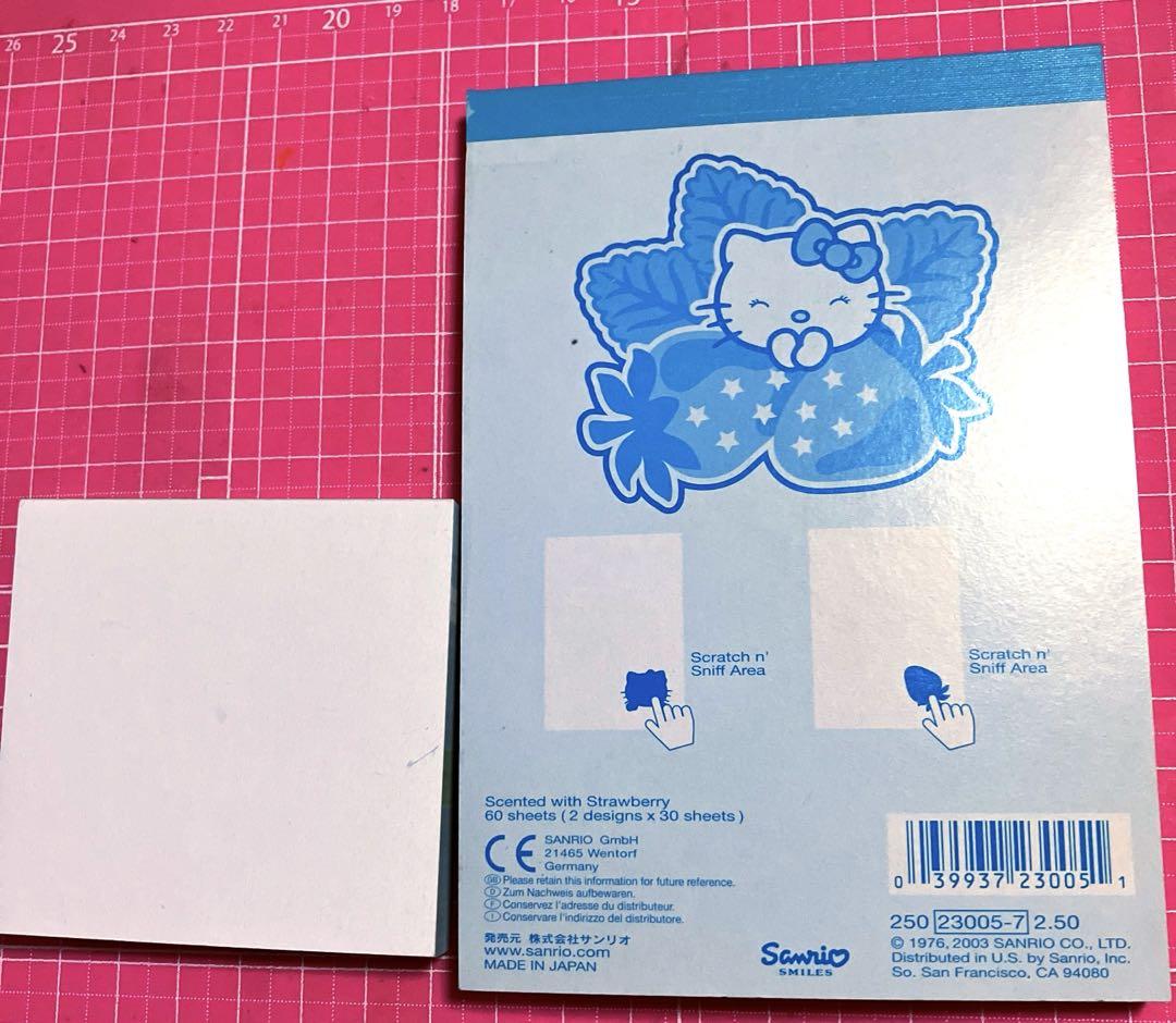 Hello Kitty ハローキティ サンリオ 海外メモ帳 平成レトロ レア