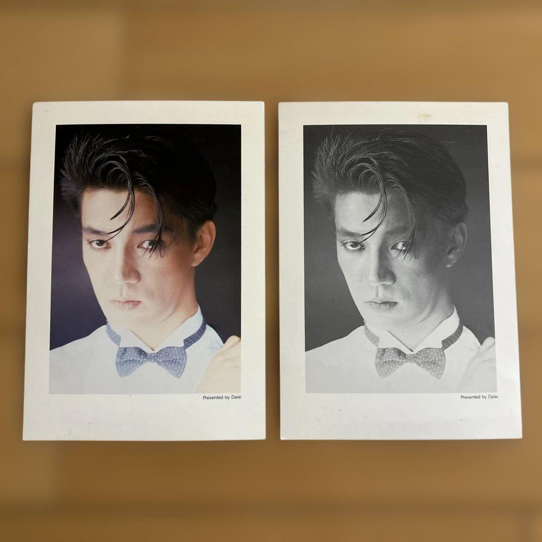坂本龍一　ポストカード　昭和レトロ　坂本龍一　写真