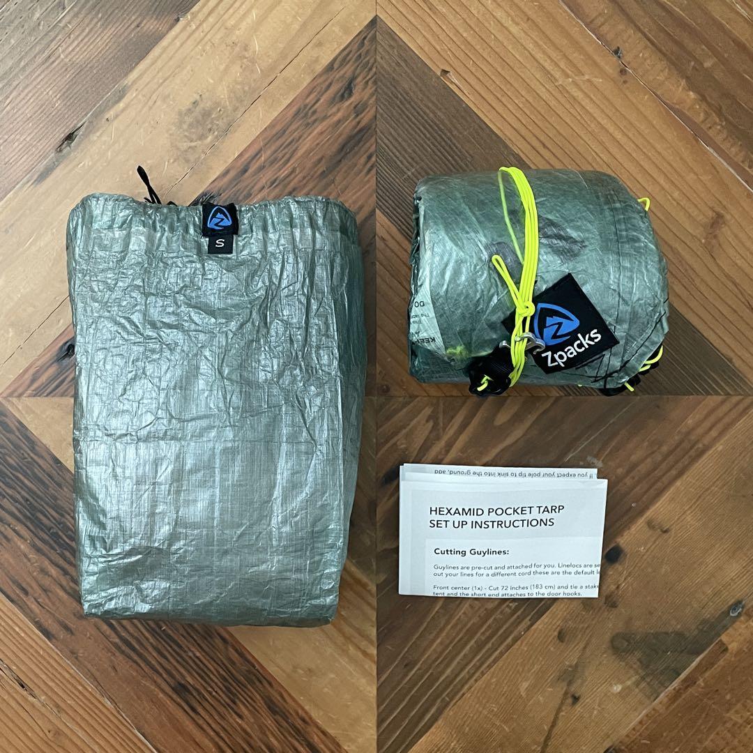 テント・タープ Zpacks Hexamid Pocket Tarp 2024 S.Green