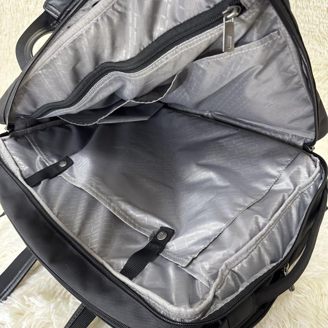 【良品】ace. ビジネスバッグ　拡張式　3way ナイロン　B4収納　PC収納