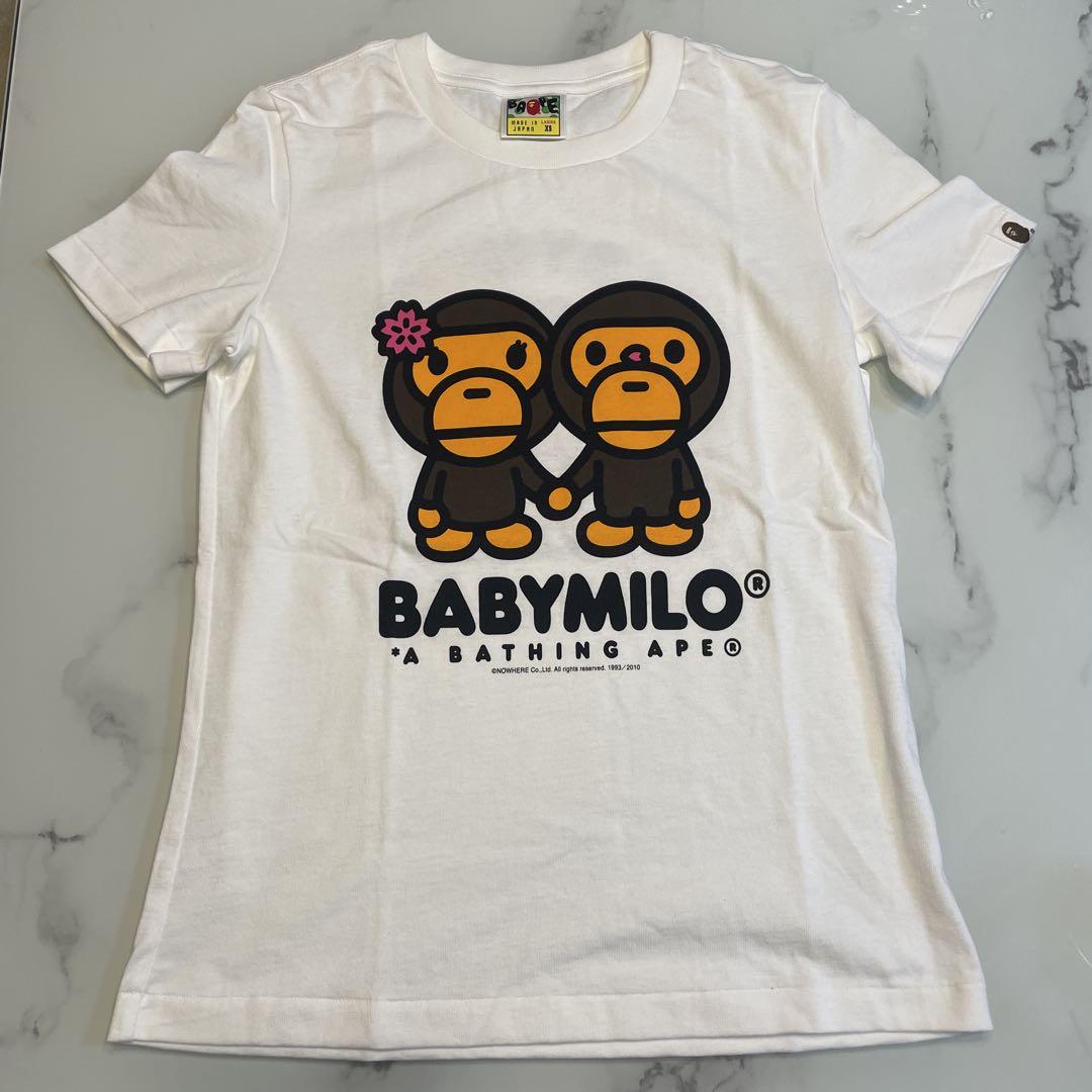 R*様 希少　BABYMILO ホワイト Tシャツ XS エイプ