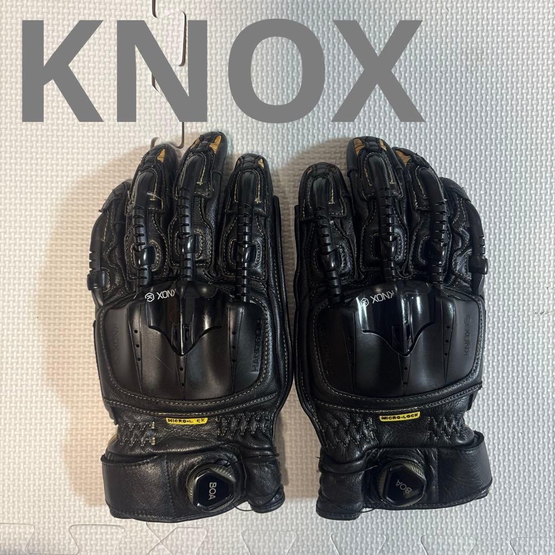 KNOX HANDROID POD Mark4 レザーグローブ バイク用