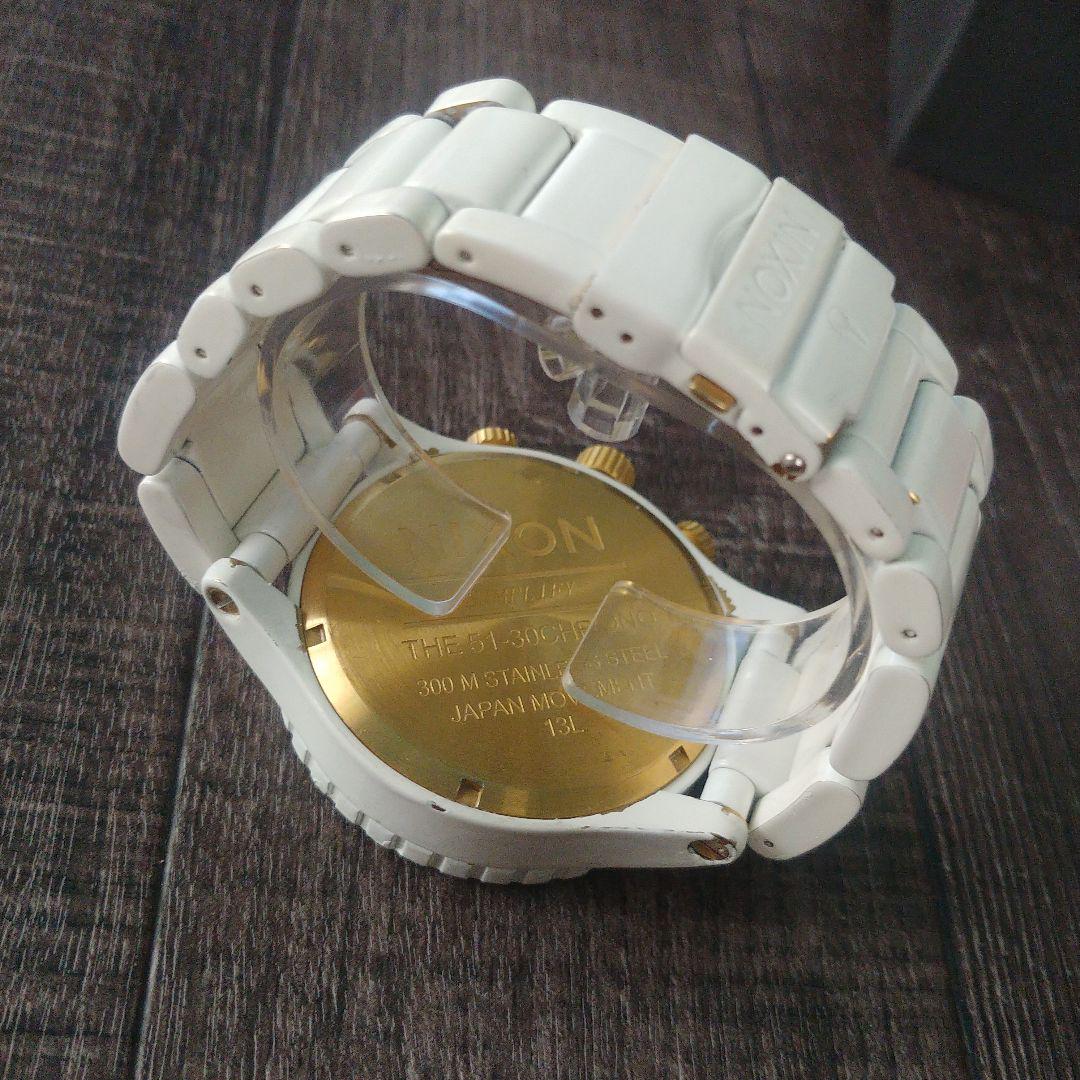 NIXON 51ー30クロノグラフ 腕時計 ホワイト