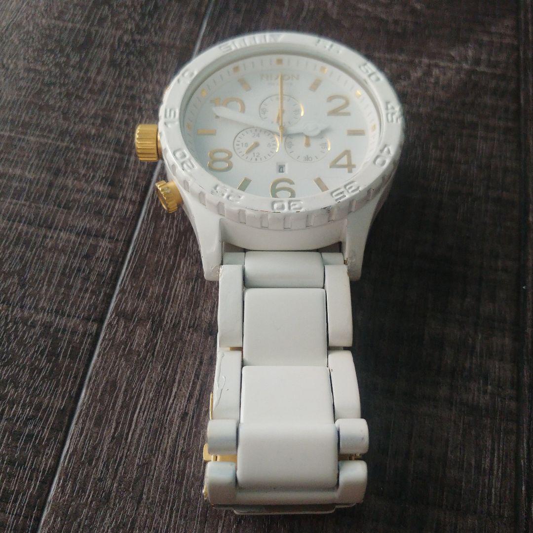 NIXON 51ー30クロノグラフ 腕時計 ホワイト