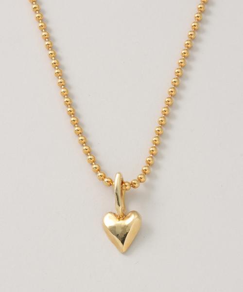メゾンドパルス Heart charm ハートチャーム ネックレス GOLD