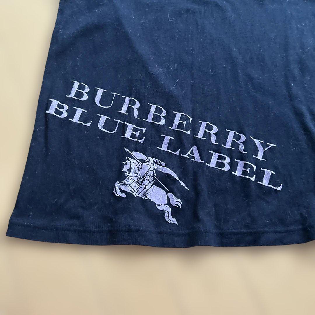 BURBERRY BLUE LABEL ブラック Tシャツ 38 - メルカリ