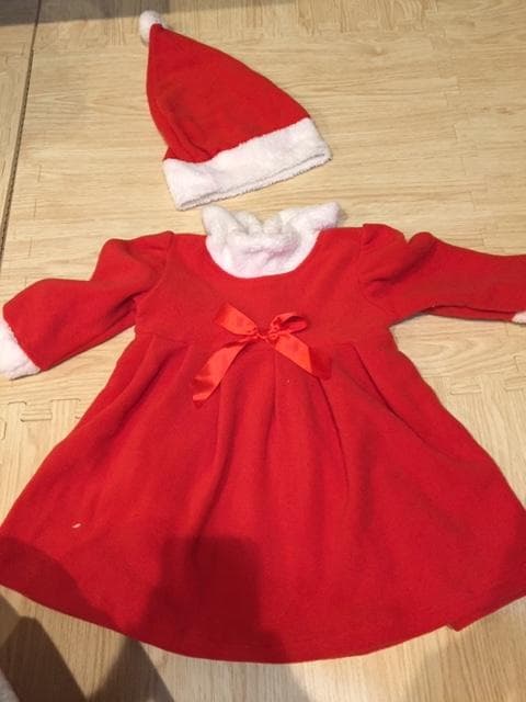 メルカリ サンタ子供 コスチューム 女の子サンタ ワンピース キッズサンタ 90 600 中古や未使用のフリマ