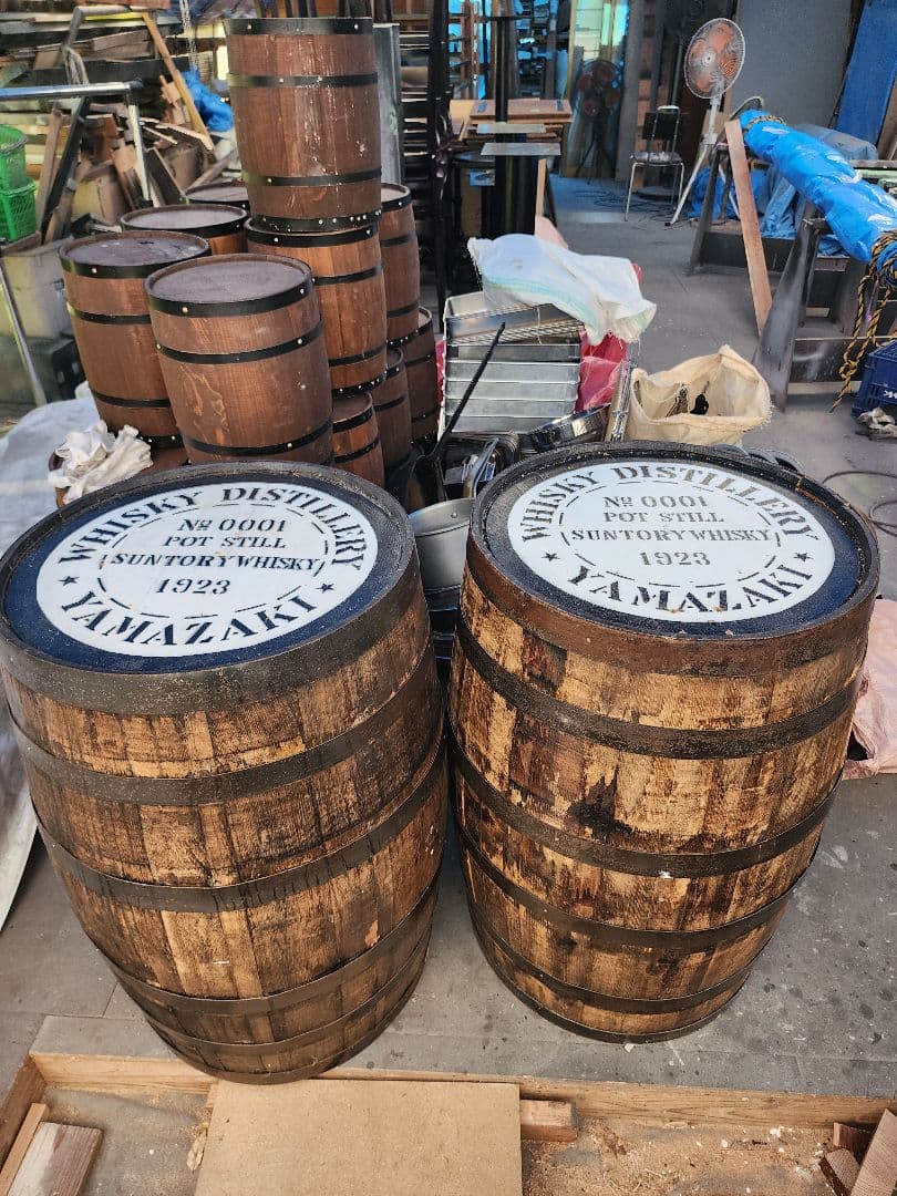 山崎ウイスキー樽 1923 アンティーク樽 ２個Yamazaki NEXPOTALLINN_EU