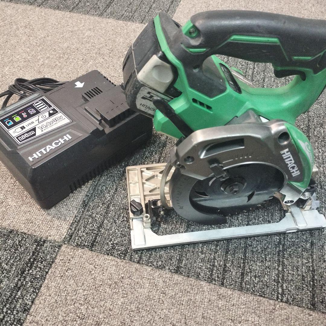 動作 済 HITACHI 125ミリ C14DBL本体と充電器日立