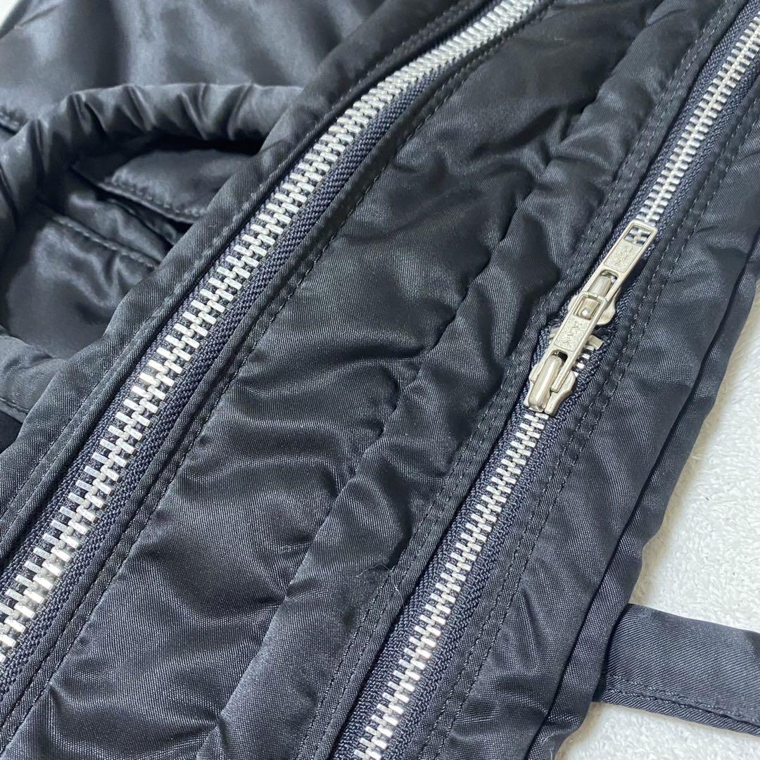 PORTER ポーター タンカー ショルダーバッグ (XL) ブラック ２層式 PORTER タンカー ショルダーバッグ 2層式 2WAY ボストン XL