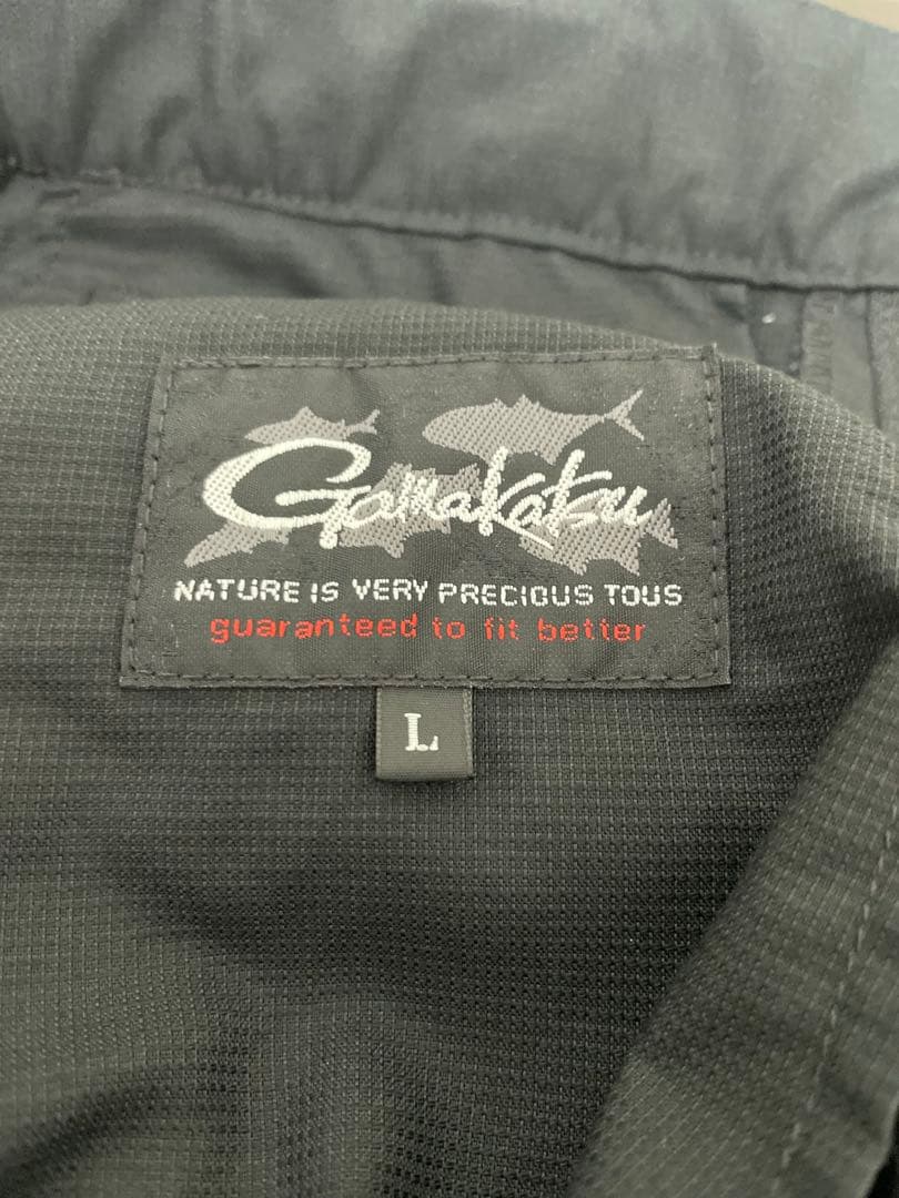 gamakatsu レインウェアセット グレー/ブラック gamakatsu レインウェアセット グレー/ブラック