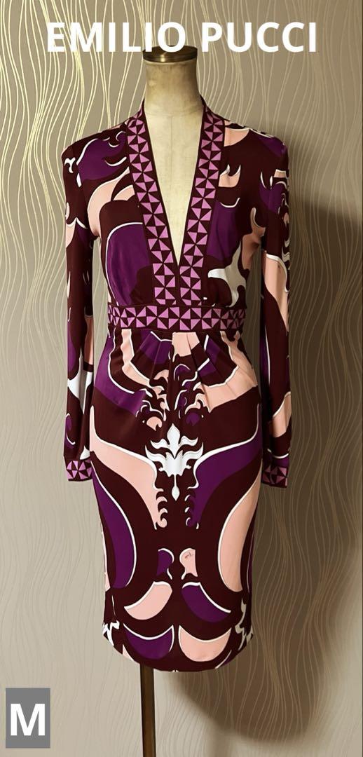 EMILIO PUCCI エミリオプッチ 長袖ワンピース シルク 40 楽天市場】エミリオプッチ Emilio Pucci レディース ワンピース