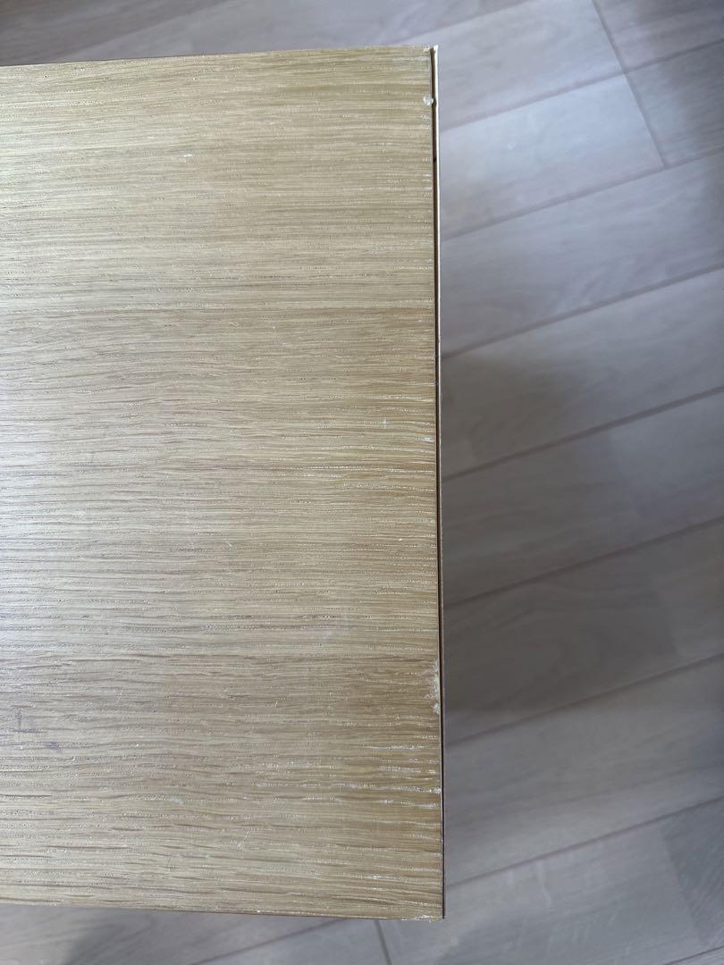 無印良品　コの字の家具　積層合板　オーク材　幅７０ｃｍ