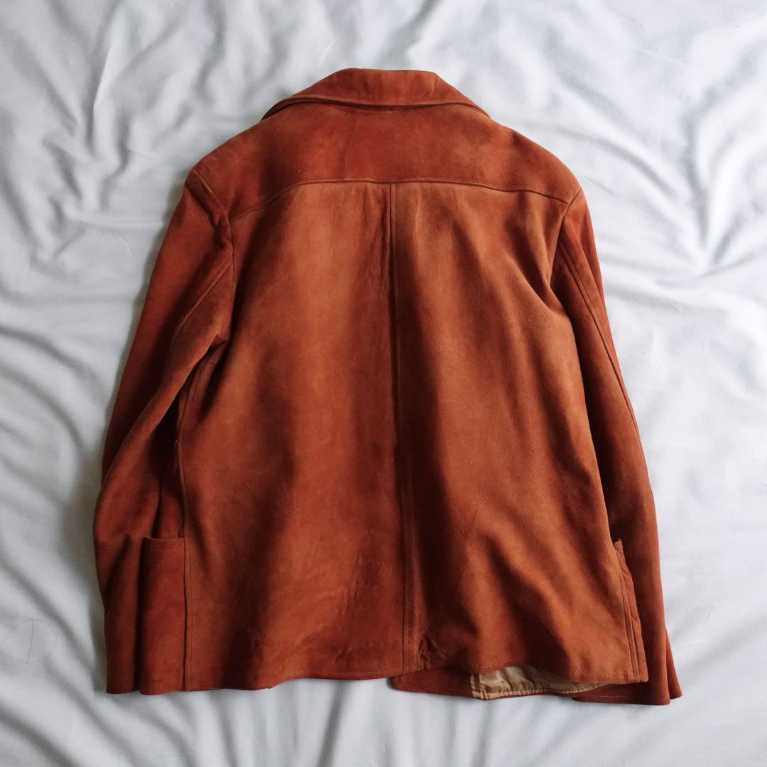 【70s】Vintage Suede Leather Jacket USA製