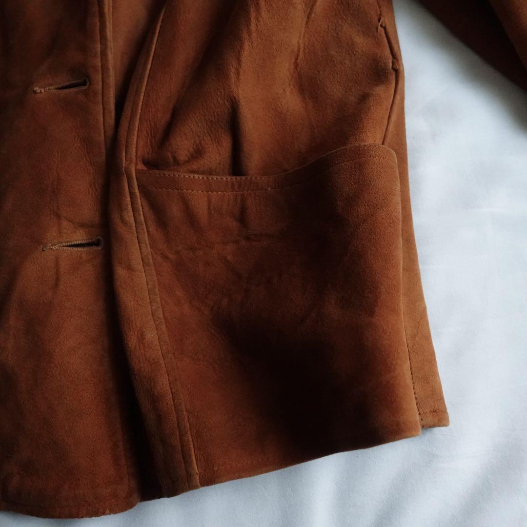 【70s】Vintage Suede Leather Jacket USA製