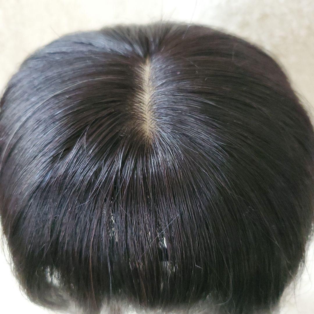 高級人毛100% 部分ウィッグ ヘアピース