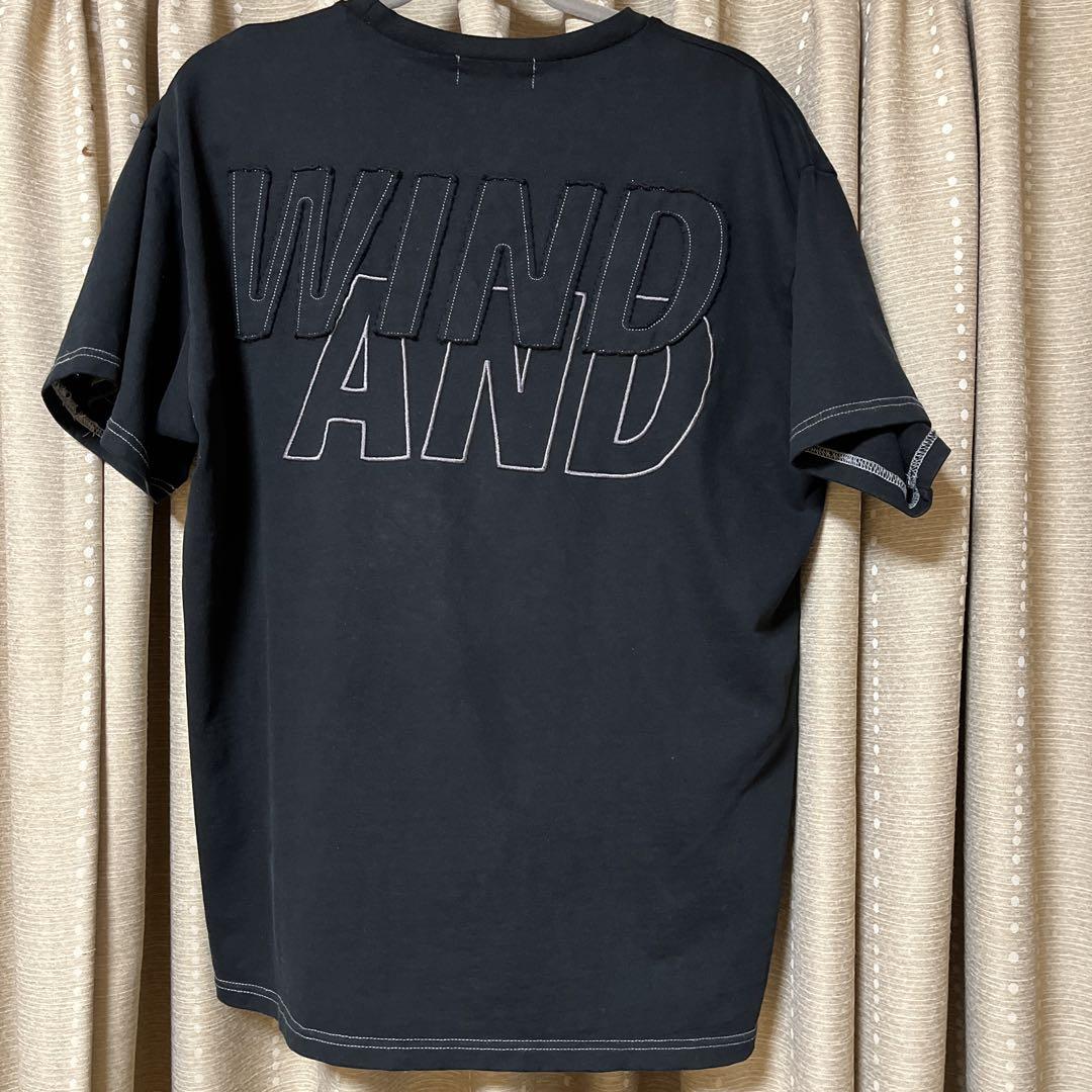 WIND AND SEA Tシャツ Mサイズ ブラック　御殿場限定 WIND AND SEA 御殿場プレミアムアウトレット限定Tシャツ