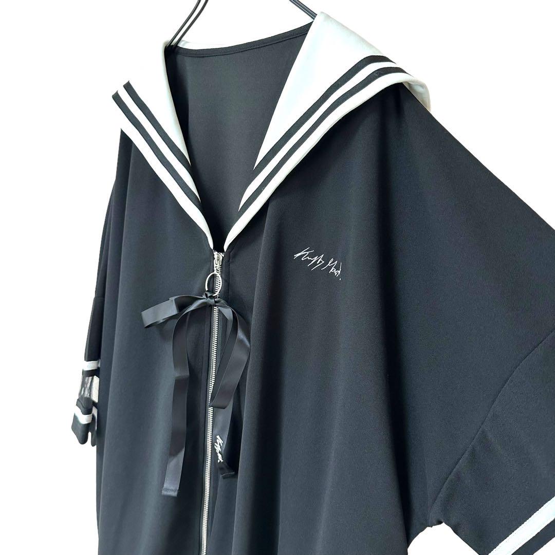 ✨KMK✨【美品】ログランテープ ドルマン セーラー ブルゾン アレンジタイ