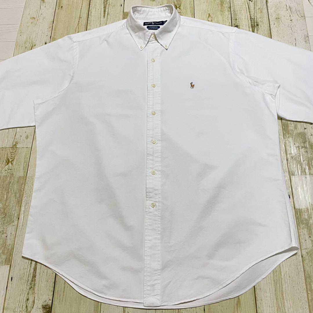 【おまとめ】 90s ラルフローレン 刺繍ポニー BD 長袖シャツ 2XL相当 ホワイト 白 FVnI7-m22075801499 のためにも