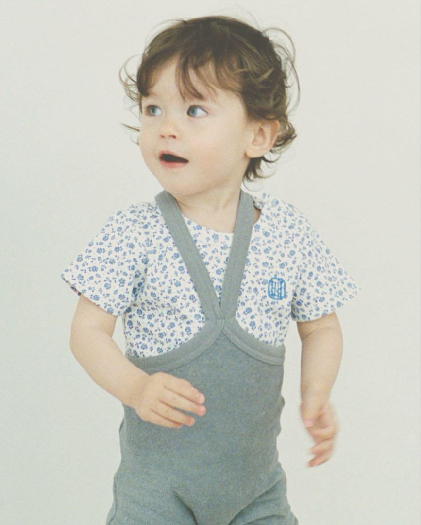 house on the hill Bodysuit (Flower) 80 ロンパース・カバーオール
