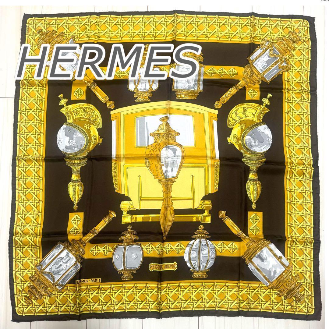 HERMES エルメス スカーフ タグ有