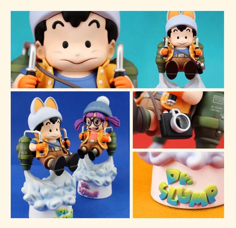 Dr.スランプ アラレ&くまのこ 空を翔ぶ 樹脂 彫刻 フィギュア Dr.スランプ アラレ&くまのこ 空を翔ぶ 樹脂 彫刻 フィギュア