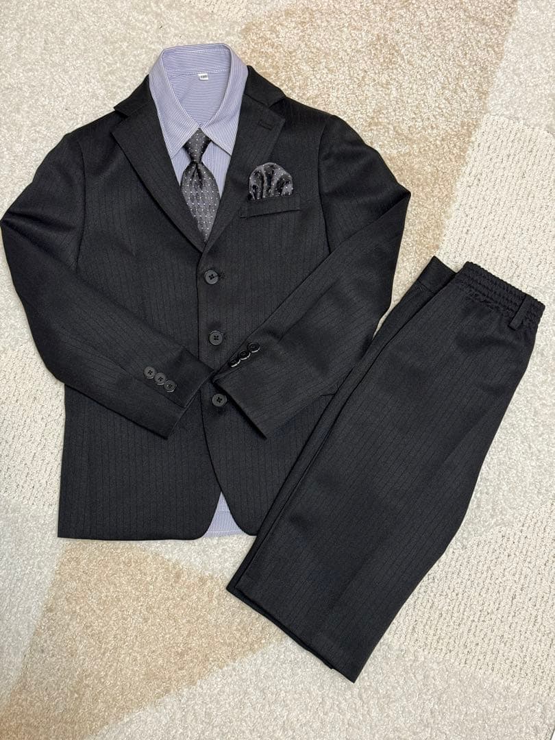 美品 130 スーツ 4点セット