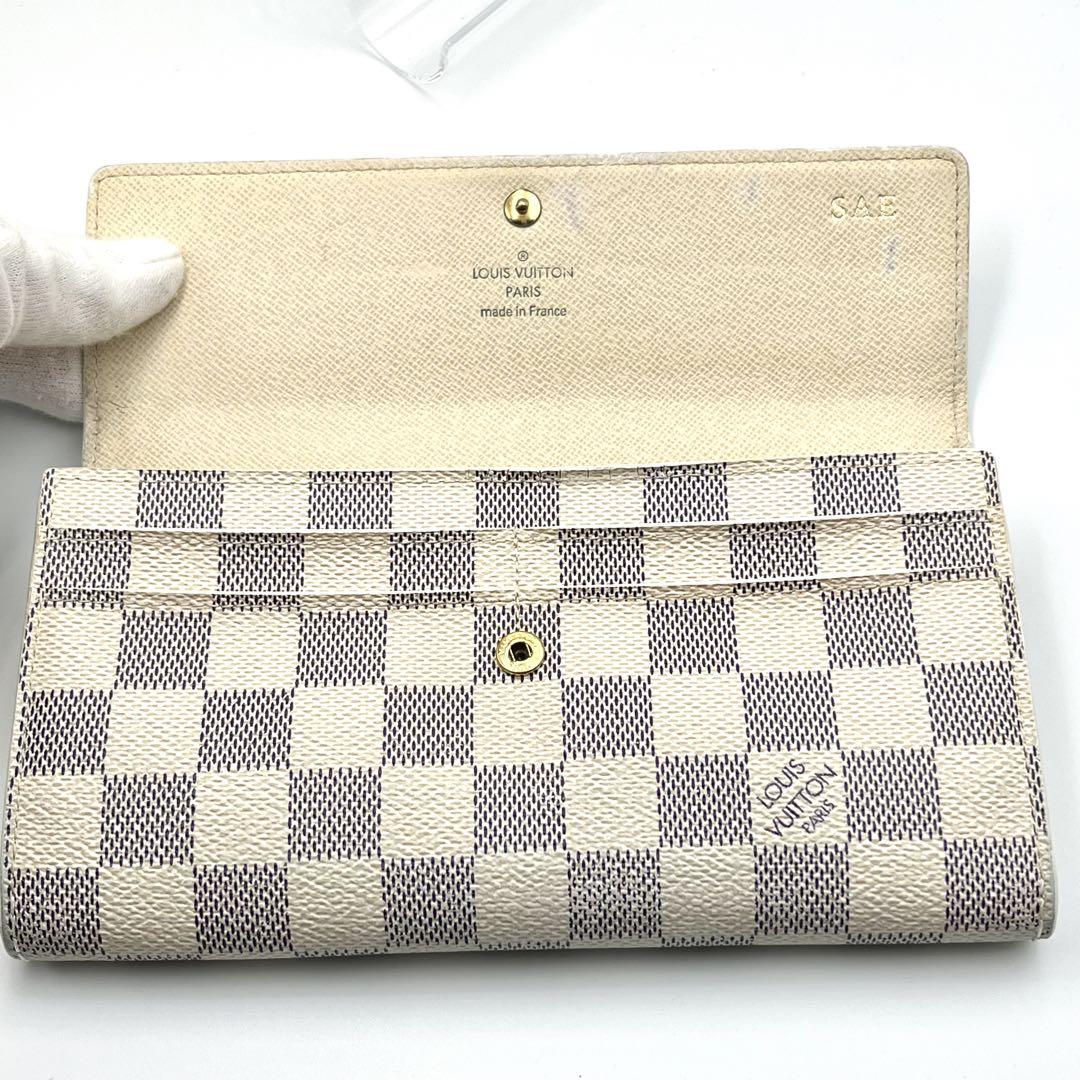 Louis Vuitton ダミエ ・アズール　長財布　ポルトフォイユ　サラ