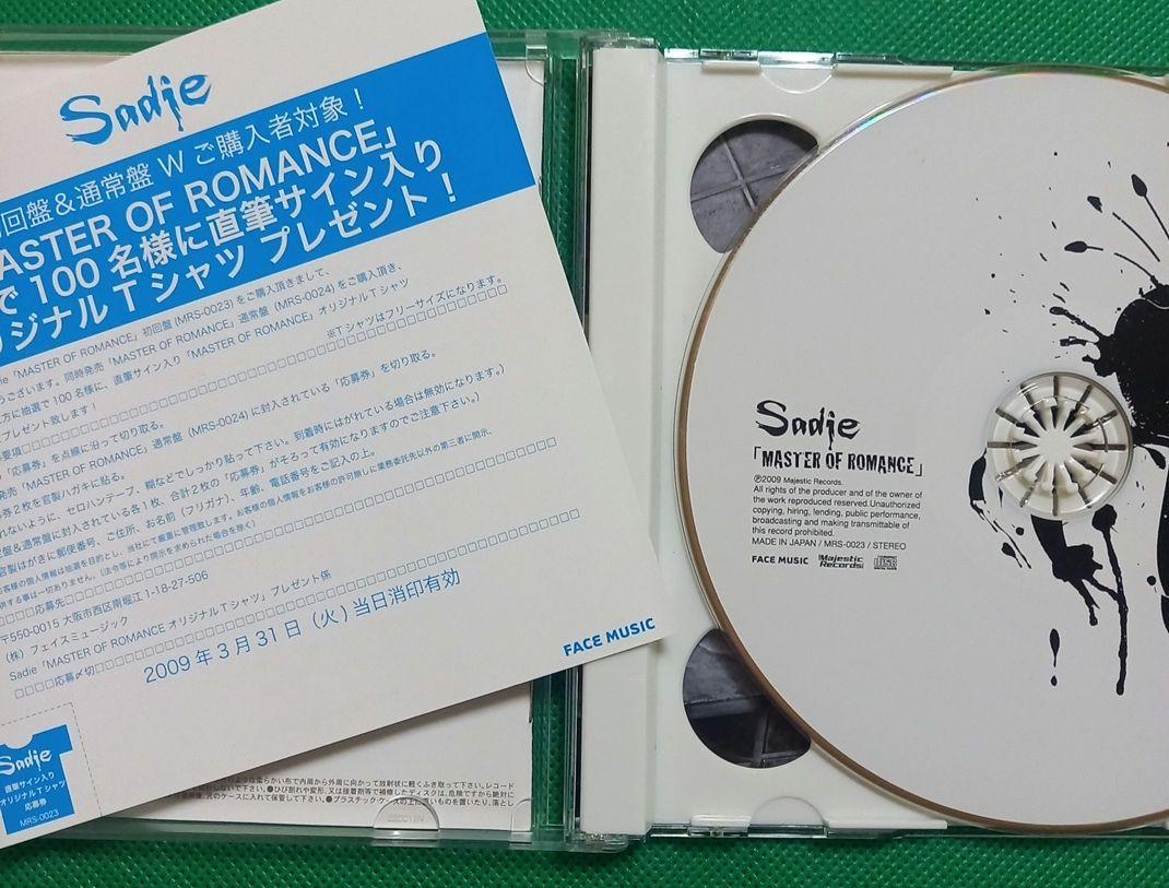 Sadie サディ：MASTER OF ROMANCE♫ 初回盤DVD付き - メルカリ