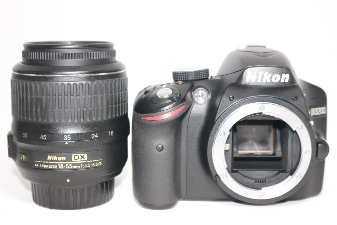 ⭐人気機種 Nikon D3200⭐S回数少⭐一眼レフ 入門セット 美品