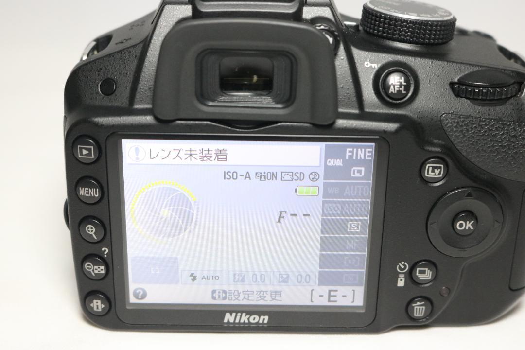 ⭐人気機種 Nikon D3200⭐S回数少⭐一眼レフ 入門セット 美品