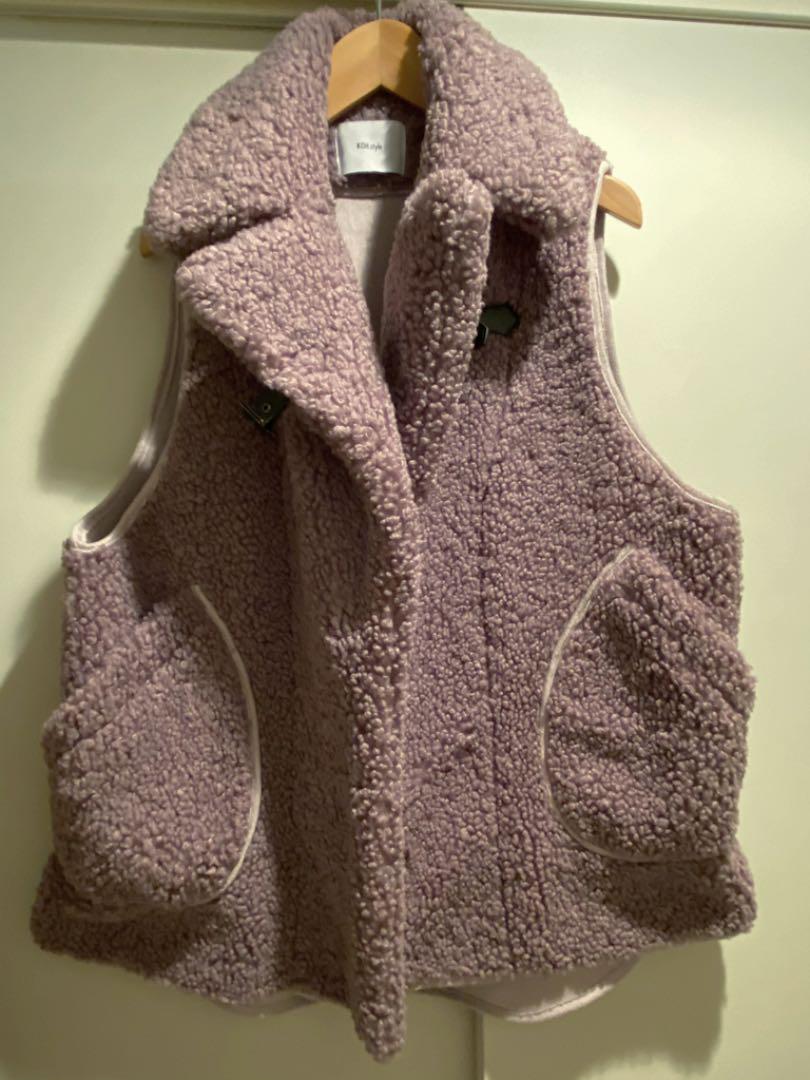 ブラック系,FREE SIZE納得できる割引 koh.style☆もこもこベスト(ジレ 通常販売 koh.style☆もこもこベスト(ジレ) ベスト/ジレ