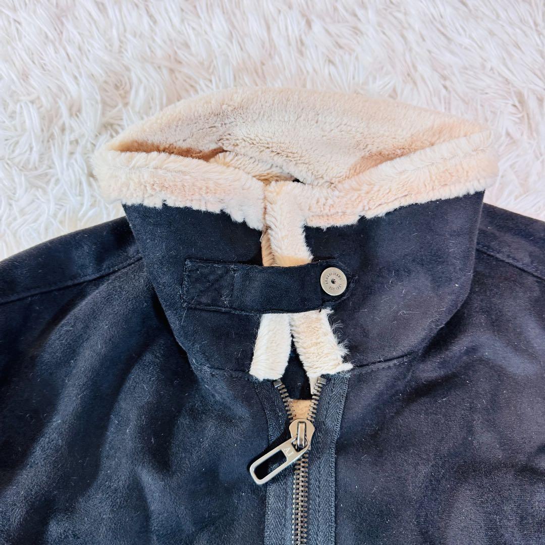 【良品】ARMANI JEANS アルマーニジーンズ フェイクムートン ボア アルマーニジーンズARMANI JEANS フェイクムートンファー