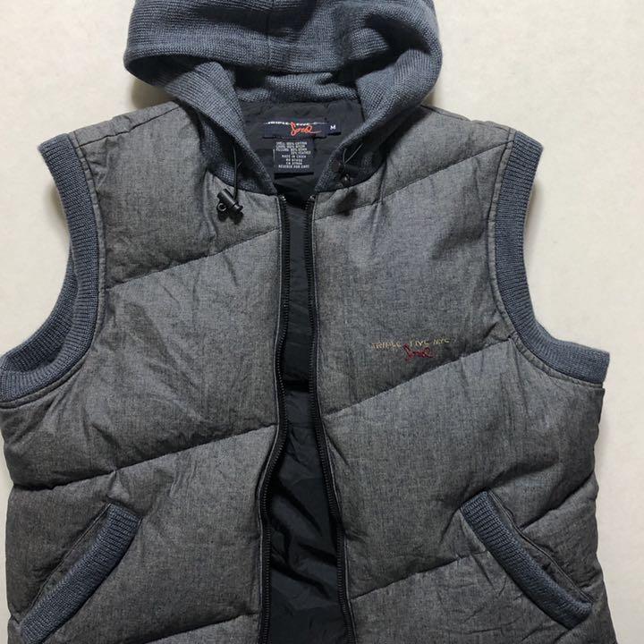 555Soul ノースリーブ ダウン ベスト ジャケット 美品 管理C762