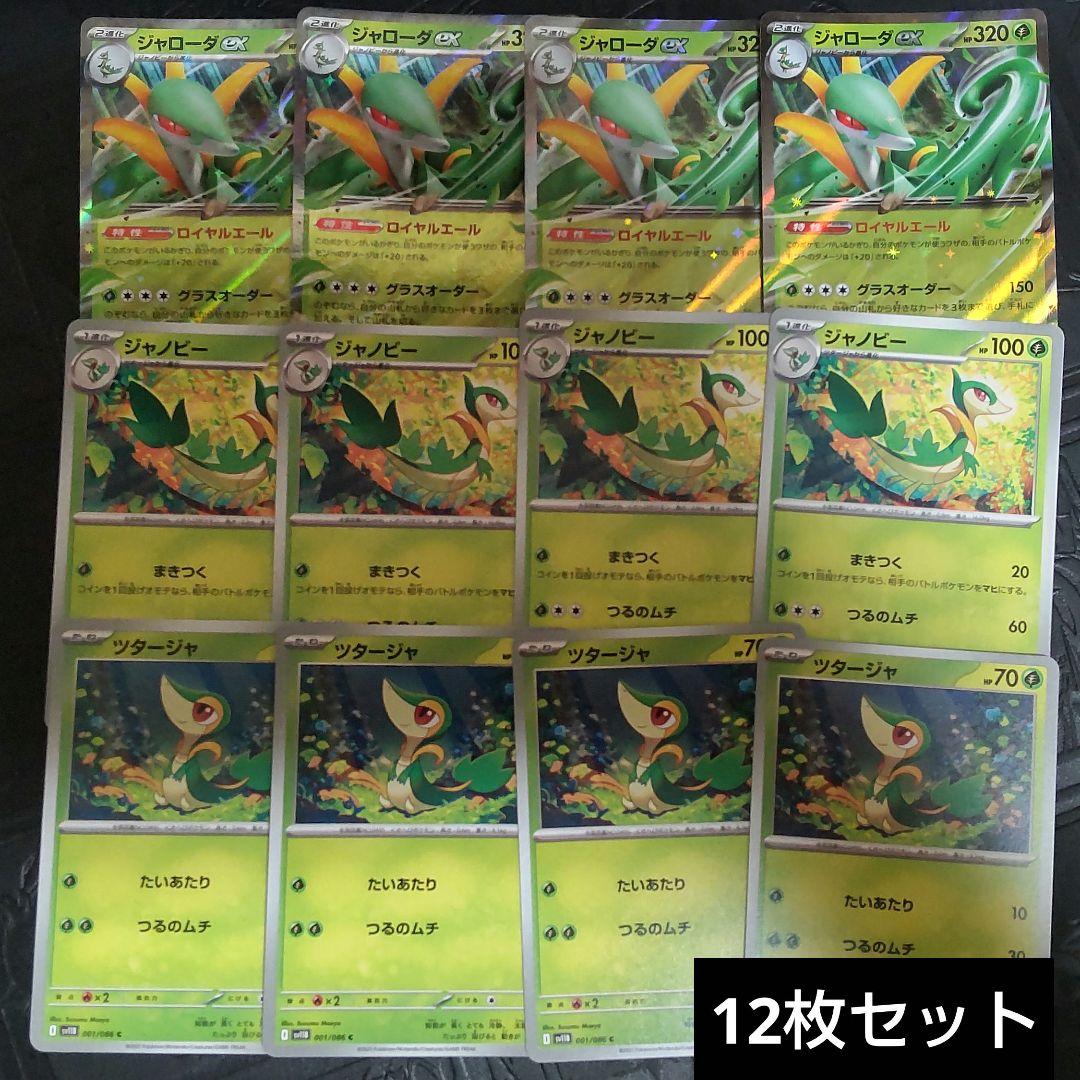 ポケモンカードゲーム ジャローダex進化ライン12枚セット - メルカリ