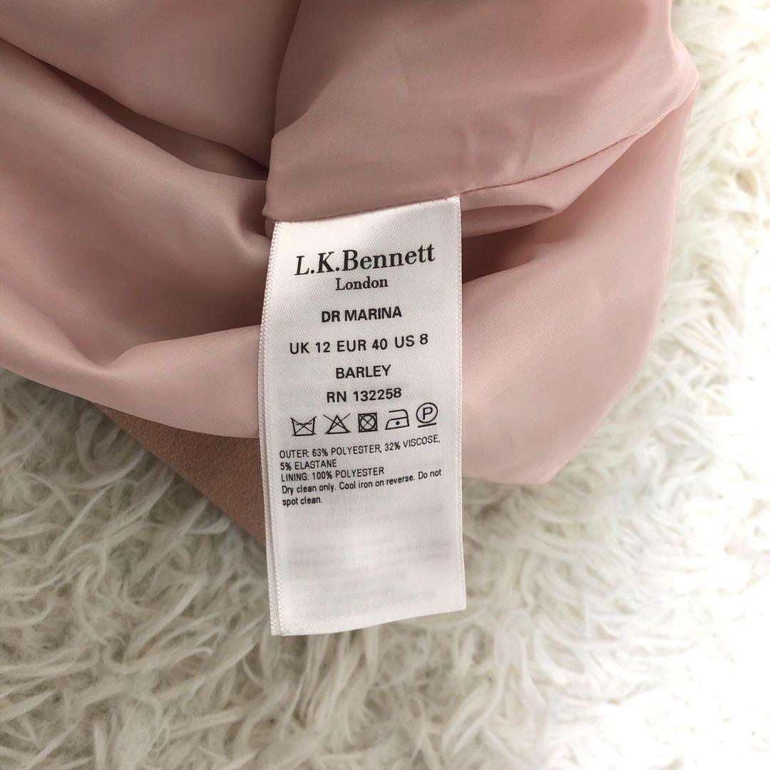 L.K.Bennett 膝丈ワンピース ドレス フレンチスリーブ キャサリン妃着