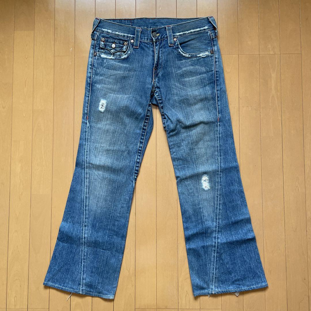 TRUE RELIGION ブーツカットデニム 31×33 古着
