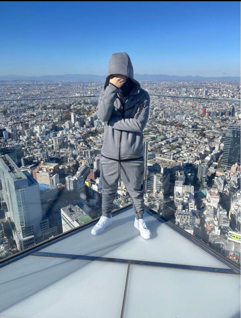 NIKE テックフリース グレー　M ナイキ　上下　セットアップ