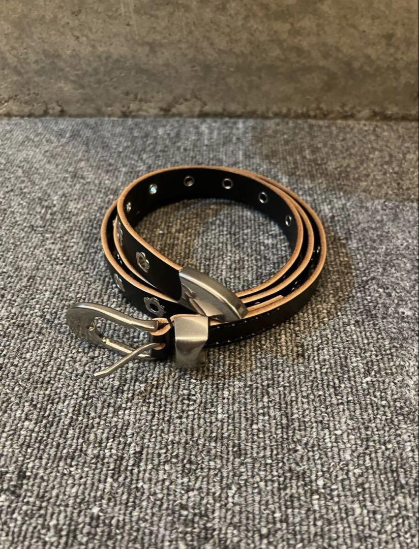 Our Legacy BELT Leather Black 90センチ