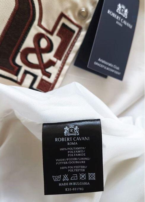 【限定品】【新品タグ付】定価約8万円　ROBERT CAVANI　m&m's 定価8万◇ロベルトカバーニ・m&m's*豪華刺繍・ワッペン