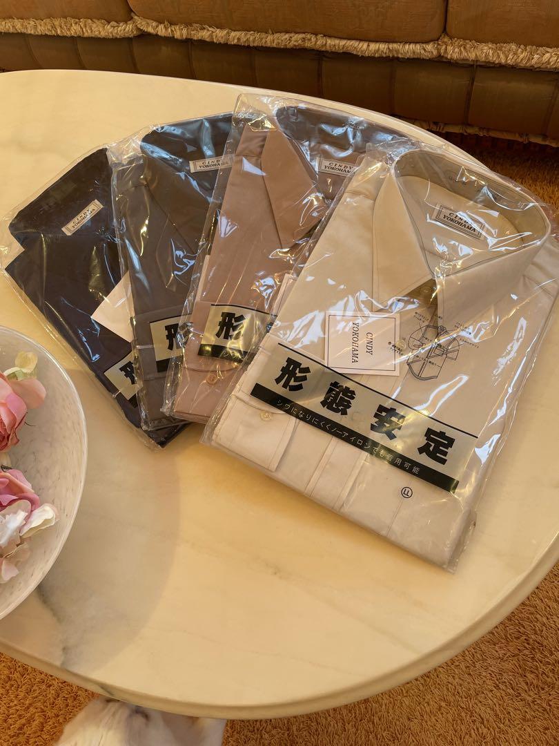 CINDY YOKOHAMA‼️ドレスシャツ4色セット❣️新品未使用‼️メンズLサイズ