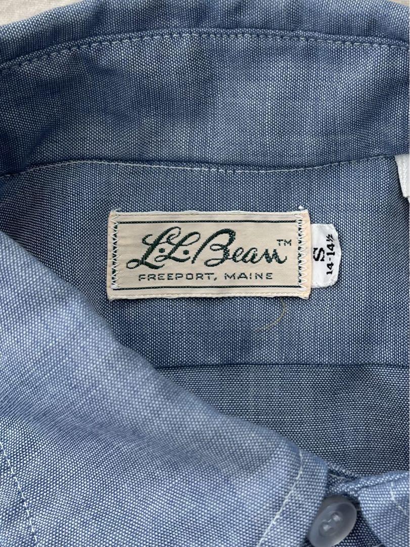 L.L.BEAN 60s 筆記体　シャンブレー　シャツ
