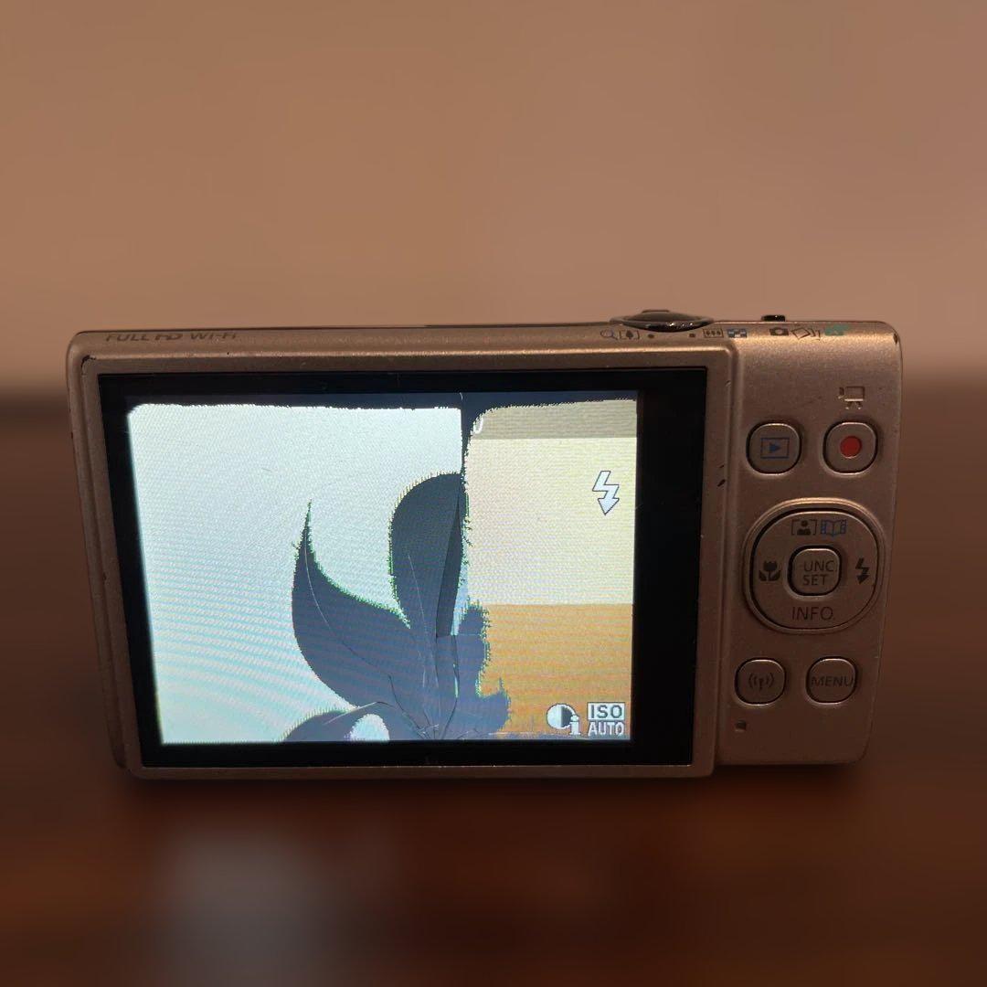 3833 CANON IXY 650 シルバー デジカメ