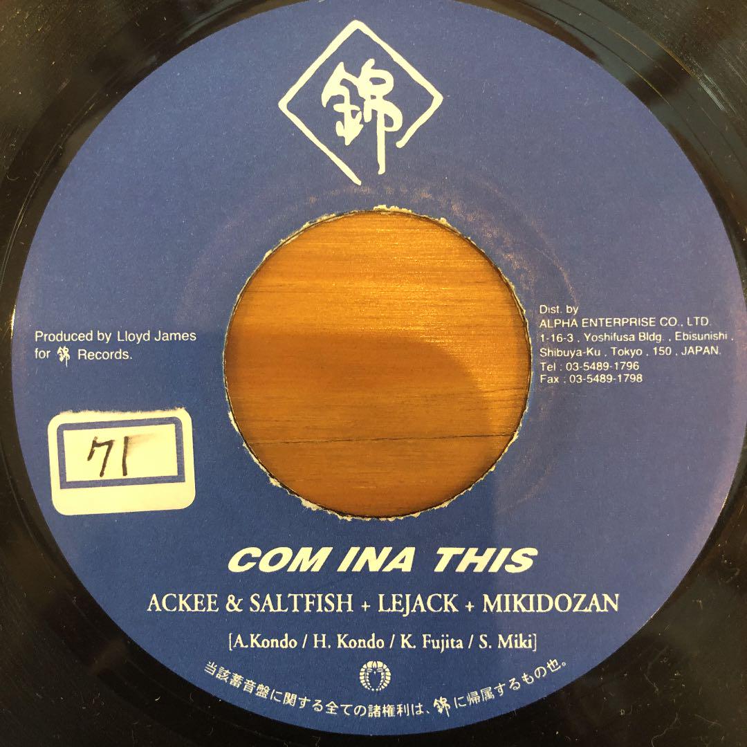 ACKEE&SALTFISH 風まかせ 7inch 45 レゲエ レコード - メルカリ
