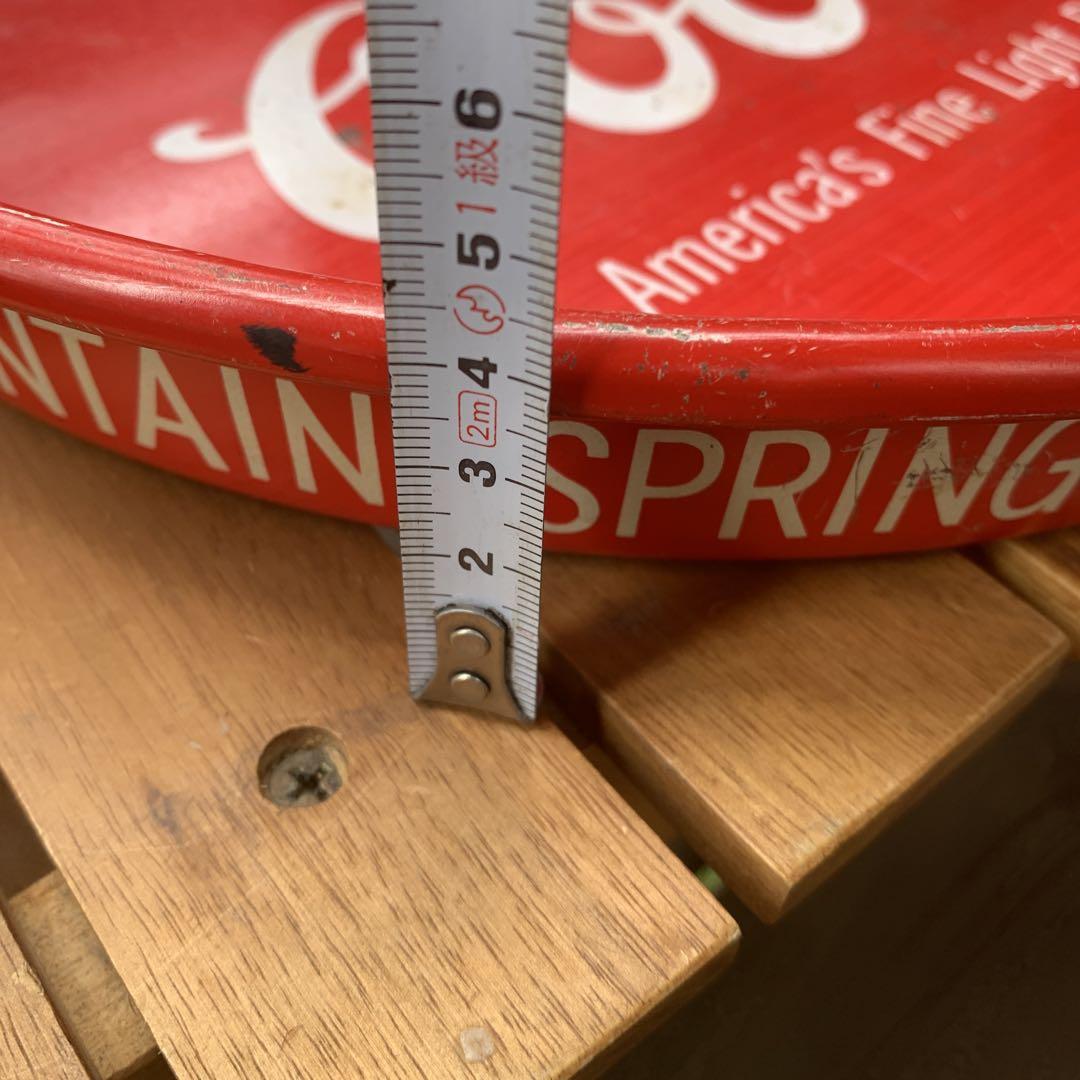 Coors beer 赤色トレイ 約33cm